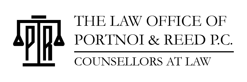 portnoi and reed logo in black